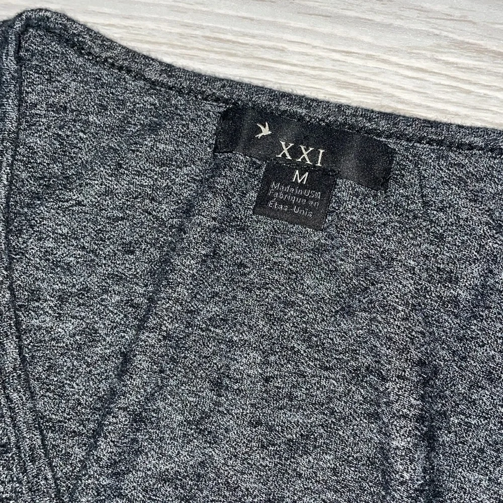 Faith 21 (Forever 21) Women’s Heather Gray Tank Dress with Pockets | Size Medium - Picture 4 of 4